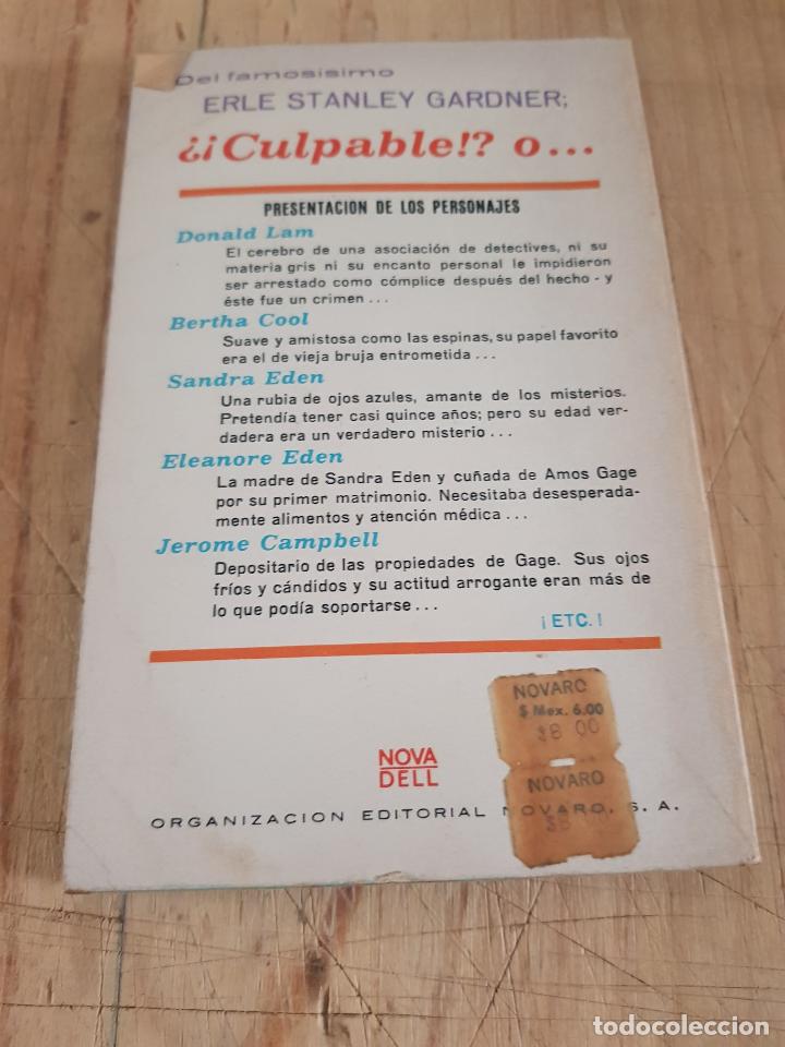 Libros de segunda mano: &iquest;&iexcl;Culpable!? O� - Erle Stanley Gardner - Foto 2