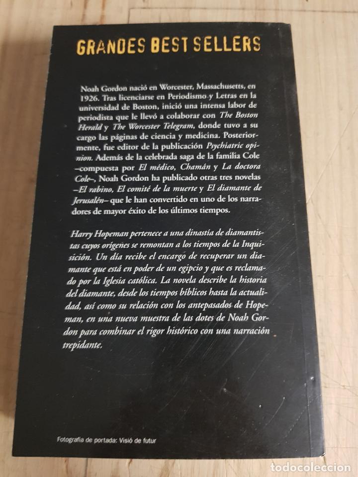 Libros de segunda mano: El diamante de jerusal&eacute;n - Noah Gordon - Foto 2