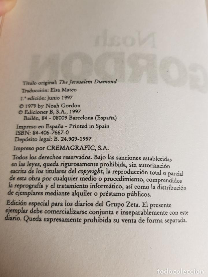 Libros de segunda mano: El diamante de jerusal&eacute;n - Noah Gordon - Foto 3