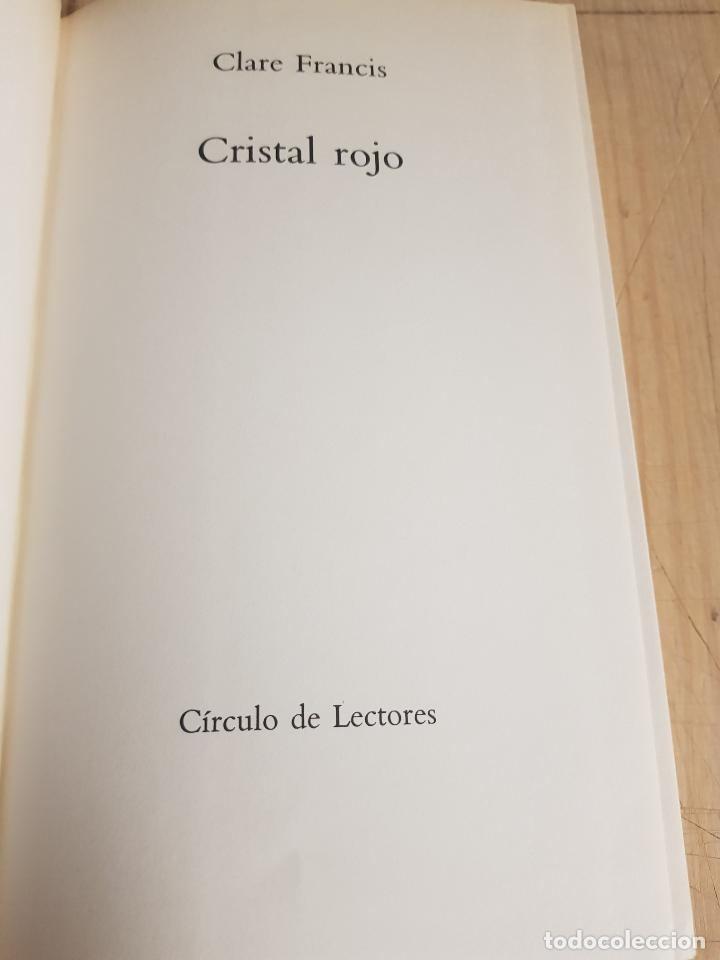 Libros de segunda mano: Cristal rojo - Clare Francis - Foto 2