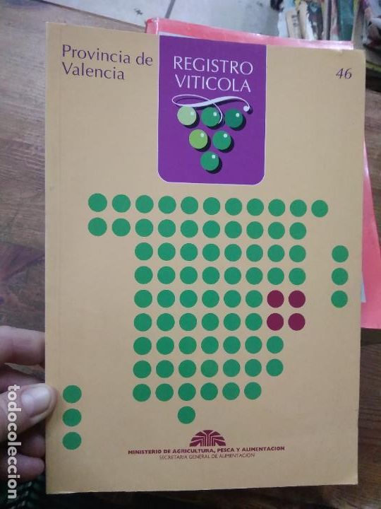 Gebrauchte B&uuml;cher: Provincia de Valencia, Registro Viticola. L.16184-1229