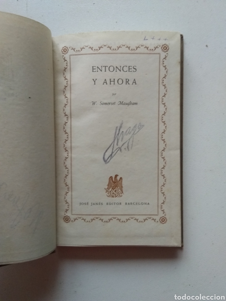 Libros de segunda mano: ENTONCES Y AHORA/SOMERSET MAUGHAM - Foto 3