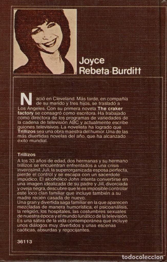 Libros de segunda mano: Joyce Rebeta-Burditt, Trillizos - Foto 2
