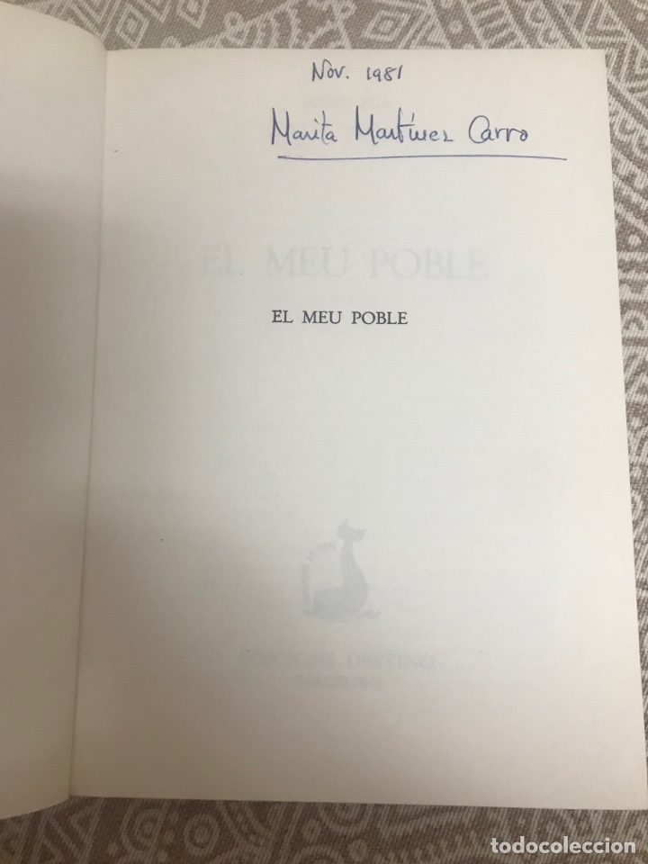 Libros de segunda mano: LIBRO EL MEU POBLE JOSEP PLA - Foto 5