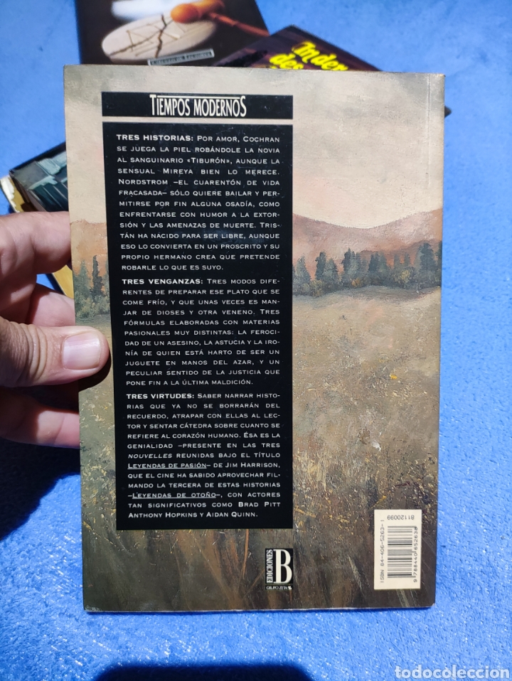 Libros de segunda mano: Leyendas de pasi&oacute;n de Jim Harrison - Foto 2