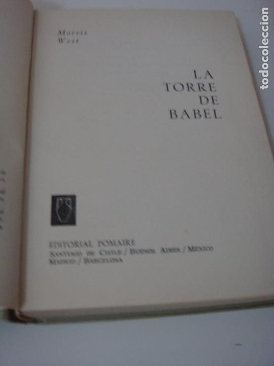 Libros de segunda mano: LA TORRE DE BABEL MORRIS WEST - Foto 2
