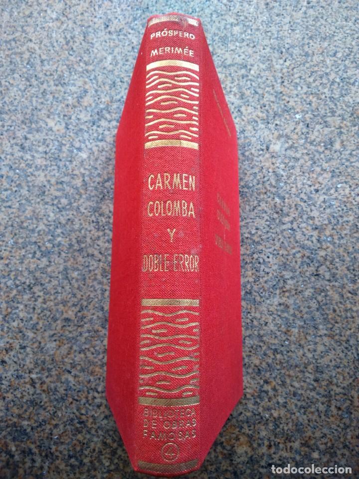 Libros de segunda mano: CARMEN COLOMBA Y DOBLE ERROR -- PROSPERO MERIMER -- EDICIONES ALONSO 1966 -- - Foto 2