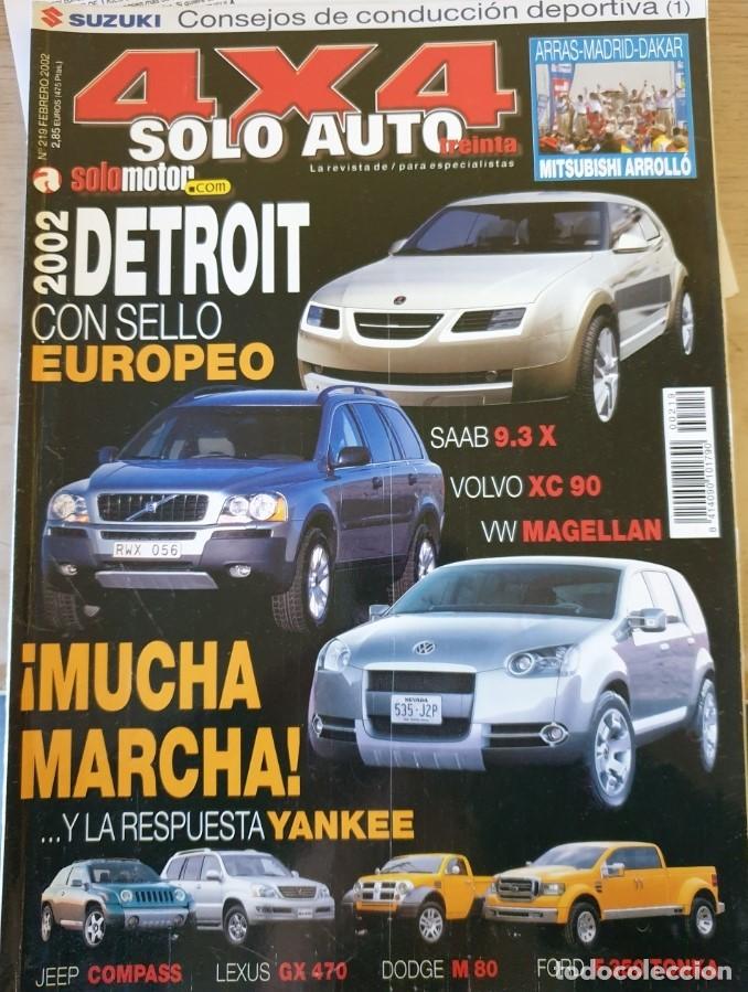 Second hand books: 4 X 4 SOLO AUTO. N&ordm; 219 FEBRERO 2002. 2002 DETROIT CON SELLO EUROPEO &iexcl;MUCHA MARCHA! Y LA RESPUESTA Y