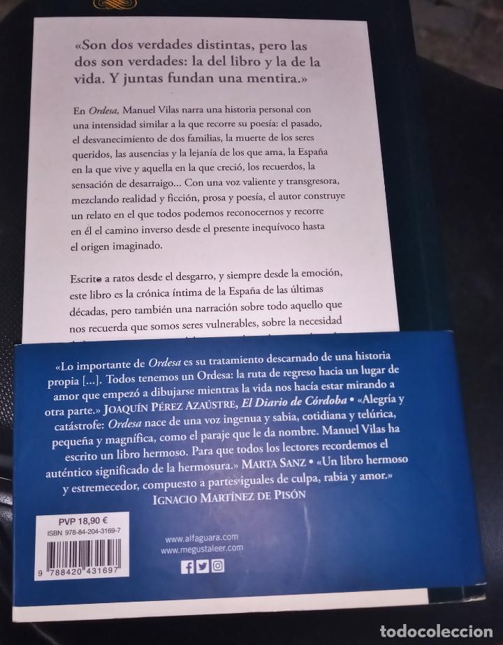 Libros de segunda mano: ORDESA - MANUEL VILAS - Foto 2