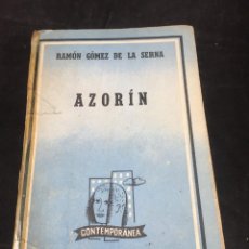 Libros de segunda mano: AZORÍN. RAMÓN GÓMEZ DE LA SERNA. PUBLICADO POR LOSADA (CONTEMPORÁNEA), BUENOS AIRES, 1957. Lote 325728618