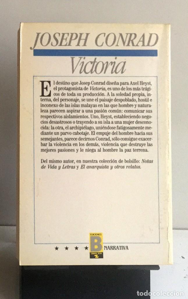 Libros de segunda mano: VICTORIA Joseph Conrad - Foto 2