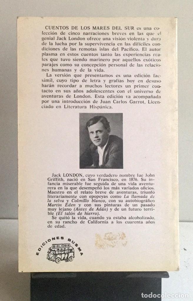 Libros de segunda mano: CUENTOS DE LOS MARES DEL SUR. Jack London - Foto 2