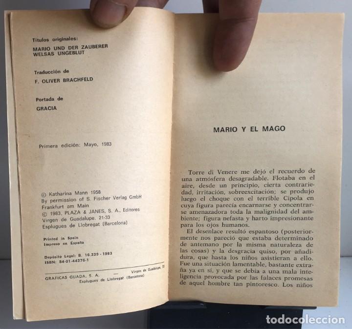 Libros de segunda mano: MARIO Y EL MAGO. Thomas Mann - Foto 3
