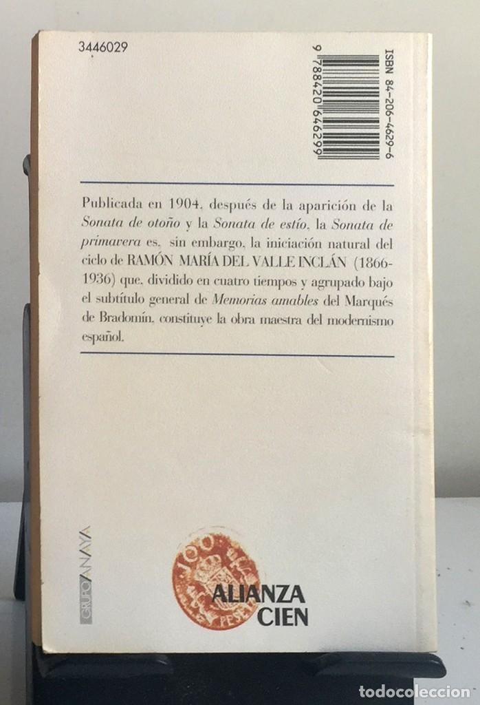 Libros de segunda mano: SONATA DE PRIMAVERA. Valle-Incl&aacute;n - Foto 2