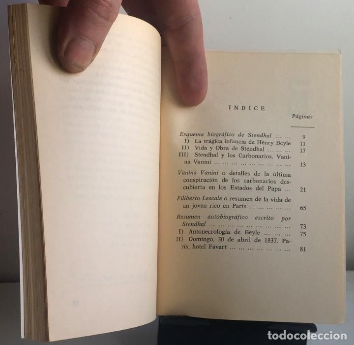 Libros de segunda mano: VANINA VANINI. Stendhal - Foto 5