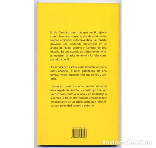 Libros de segunda mano: SANZ, Ignacio. Uno de los nuestros. 1999. - Foto 2