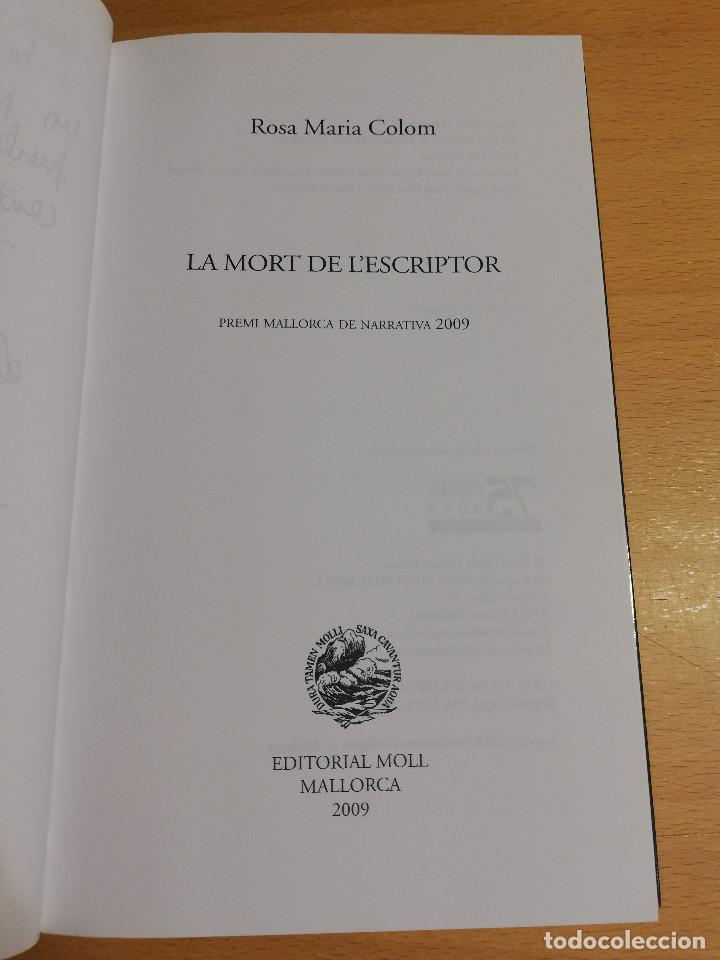 Libros de segunda mano: LA MORT DE LESCRIPTOR (ROSA MARIA COLOM) - Foto 3