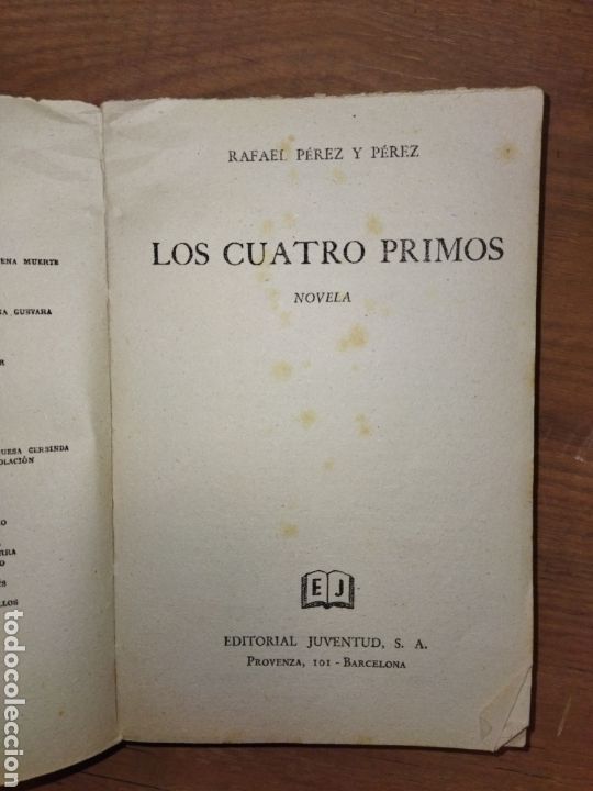 Libros de segunda mano: Los cuatro primos - Foto 2