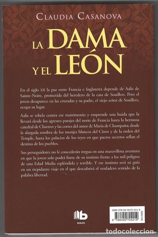Libros de segunda mano: LA DAMA Y EL LE&Oacute;N CLAUDIA CASANOVA - Foto 2