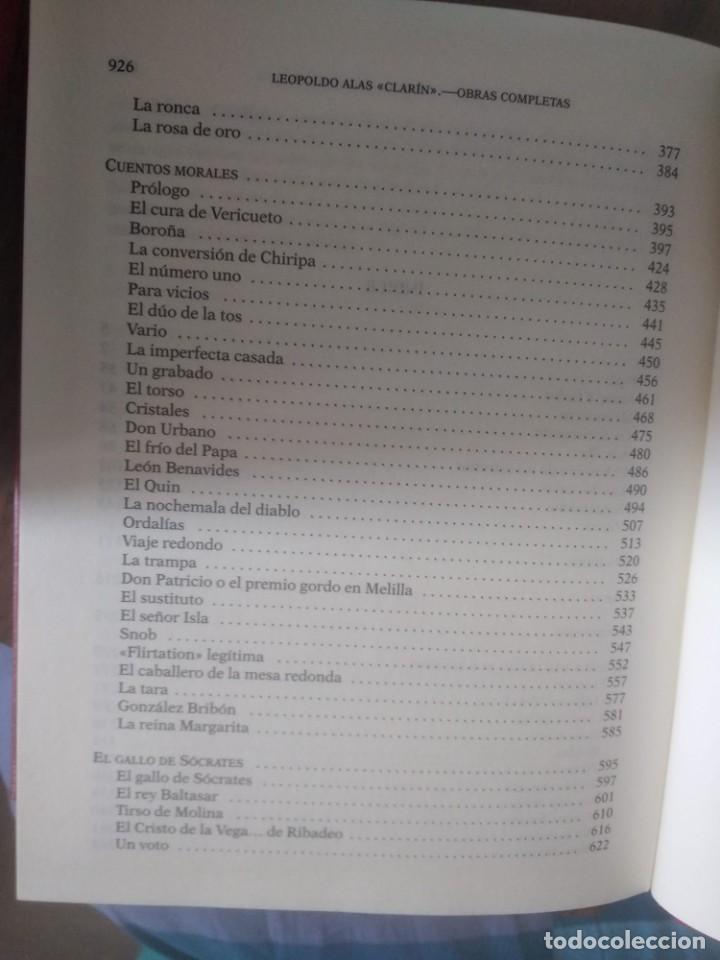 Libros de segunda mano: Clar&iacute;n - Obras Completas I y II - Foto 7