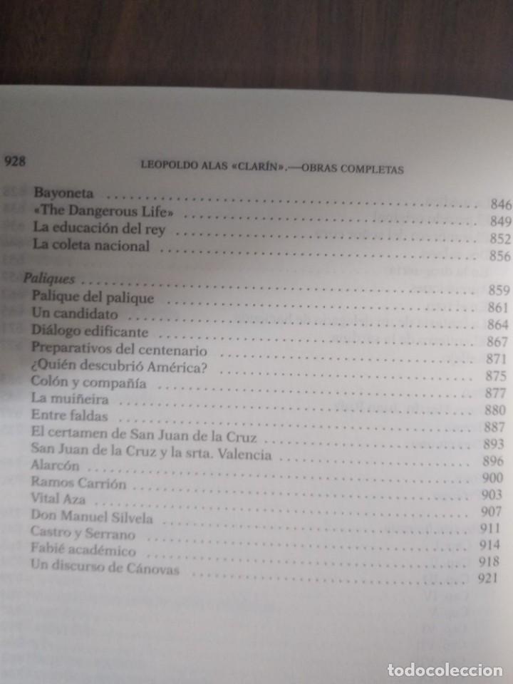 Libros de segunda mano: Clar&iacute;n - Obras Completas I y II - Foto 9