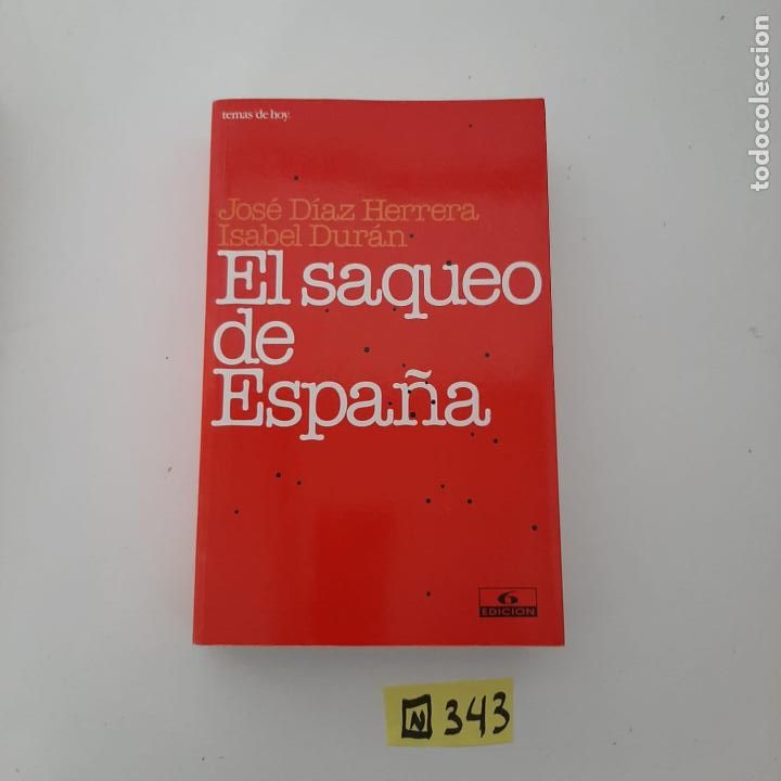 Libros de segunda mano: El saqueo de Espa&ntilde;a - Foto 1