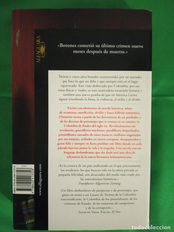 Libros de segunda mano: 35 muertos - Sergio &Aacute;lvarez - Foto 2