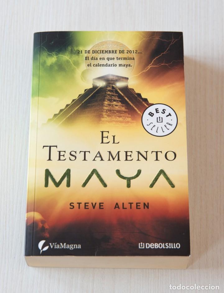 Libros de segunda mano: El Testamento Maya. Steve Alten. - Foto 1