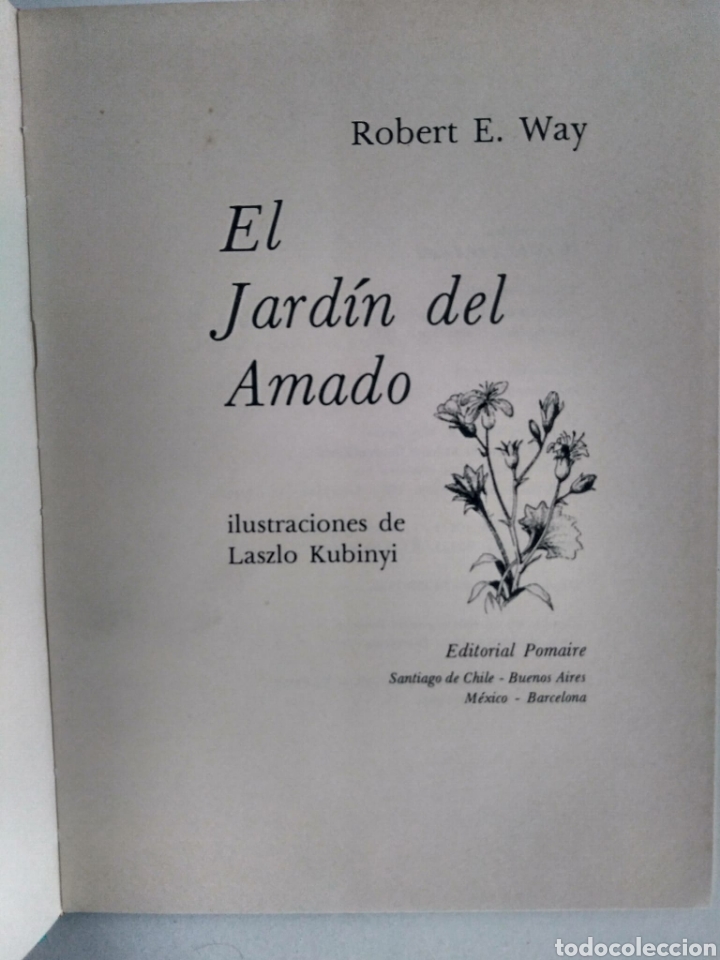 Libros de segunda mano: El jard&iacute;n del amado / Robert E. Way - Foto 2