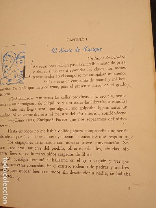 Libros de segunda mano: Coraz&oacute;n. E. Amicis Editorial Fher 1974 - Foto 6