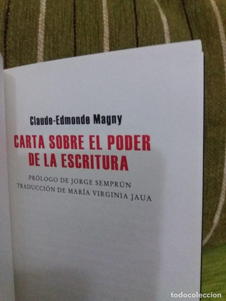Libros de segunda mano: CARTA SOBRE EL PODER DE LA ESCRITURA - Foto 3
