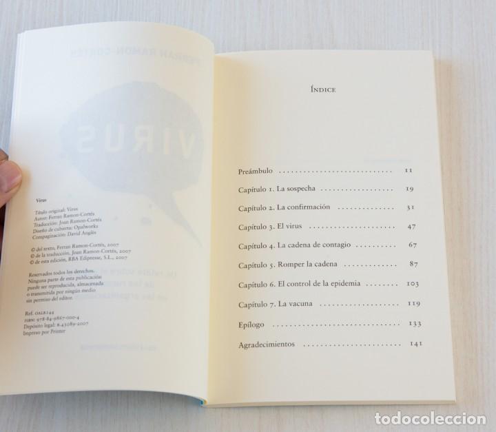 Libros de segunda mano: Virus. Ferran Ramon-Cort&eacute;s - Foto 3