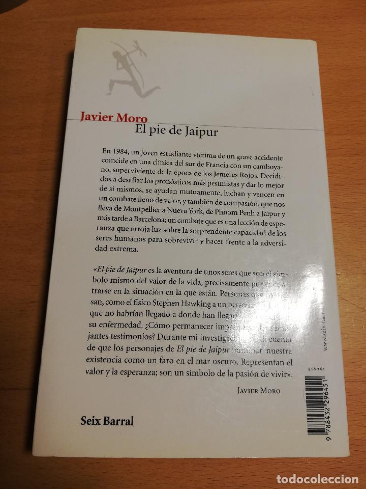 Libros de segunda mano: EL PIE DE JAIPUR (JAVIER MORO) - Foto 4