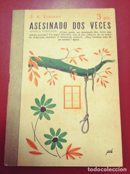 Libri di seconda mano: S.A. Steeman: Asesinado dos veces (Revista literaria Novelas y Cuentos. N&uacute;m. 990. 1950)