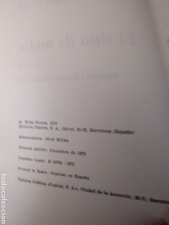 Libros de segunda mano: El sitio de nadie de Hilda Perera - Foto 3