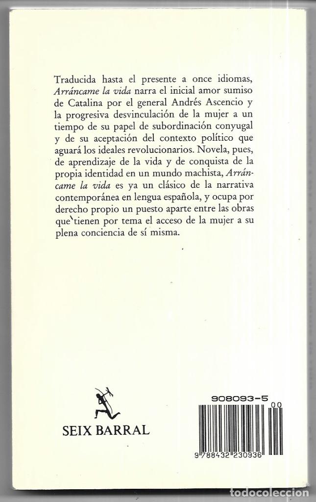 Libros de segunda mano: &Aacute;ngeles Mastretta . Arr&aacute;ncame la vida - Foto 2