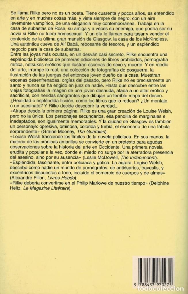 Libros de segunda mano: Louise Welsh, El cuarto oscuro - Foto 2