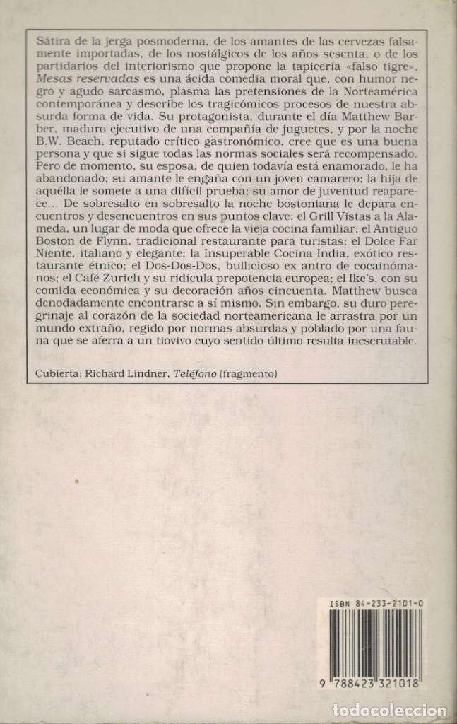 Libros de segunda mano: Eric Kraft, Mesas reservadas - Foto 2