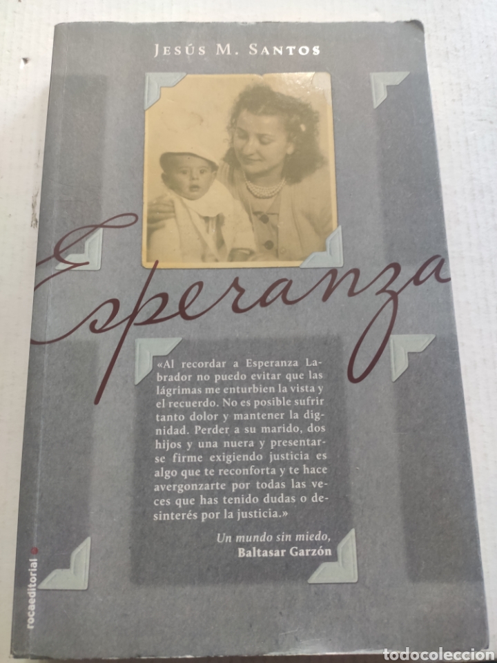 Libros de segunda mano: ESPERANZA. JESUS M. SANTOS. ROCA 2011 - Foto 1