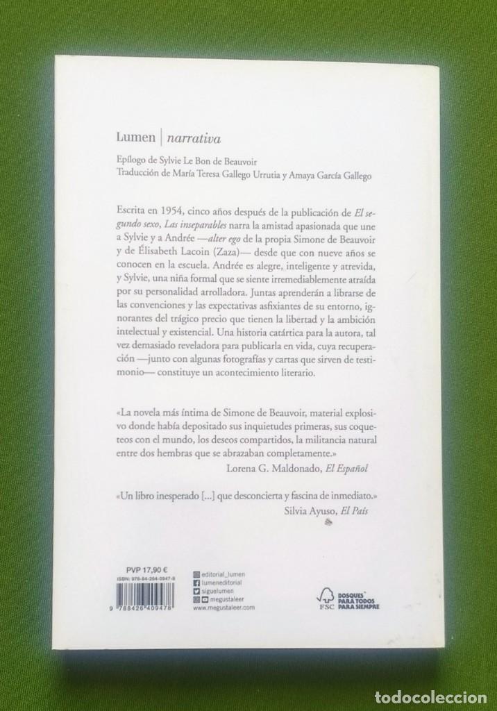 Libros de segunda mano: LAS INSEPARABLES - SIMONE DE BEAUVOIR - Foto 2