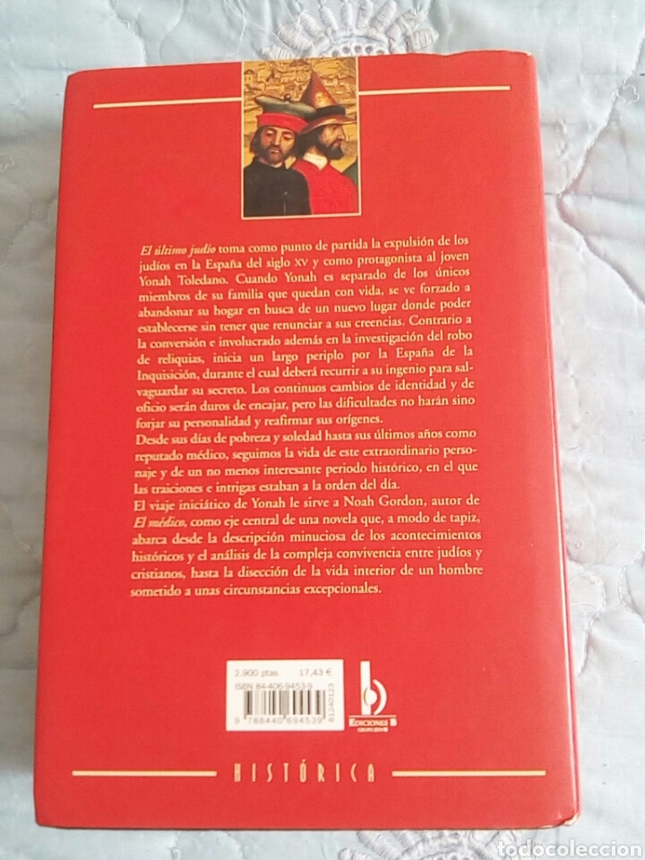 Libros de segunda mano: El &uacute;ltimo jud&iacute;o Noah Cordon - Foto 2