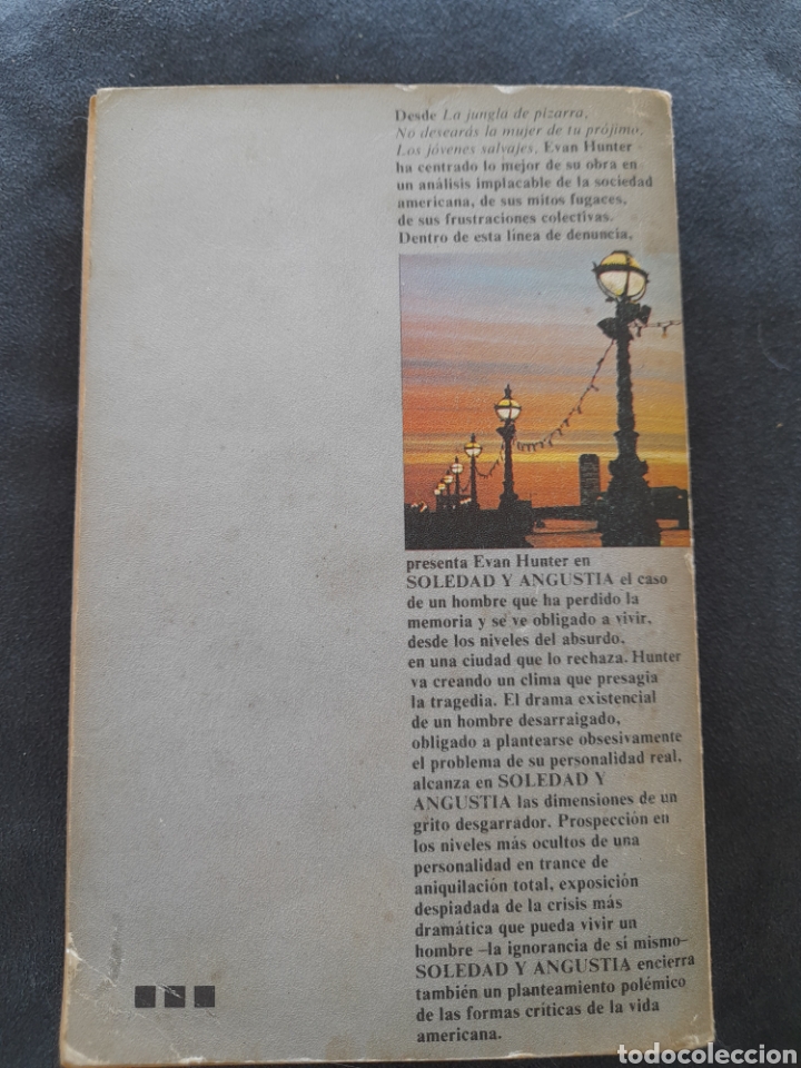 Libros de segunda mano: Soledad y angustia. Evan Hunter - Foto 2