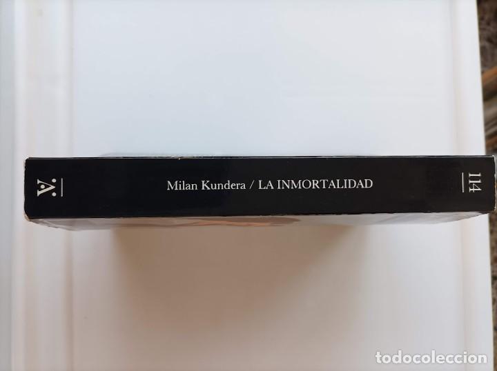 Libros de segunda mano: La inmortalidad, aut. Milan Kundera - Foto 4