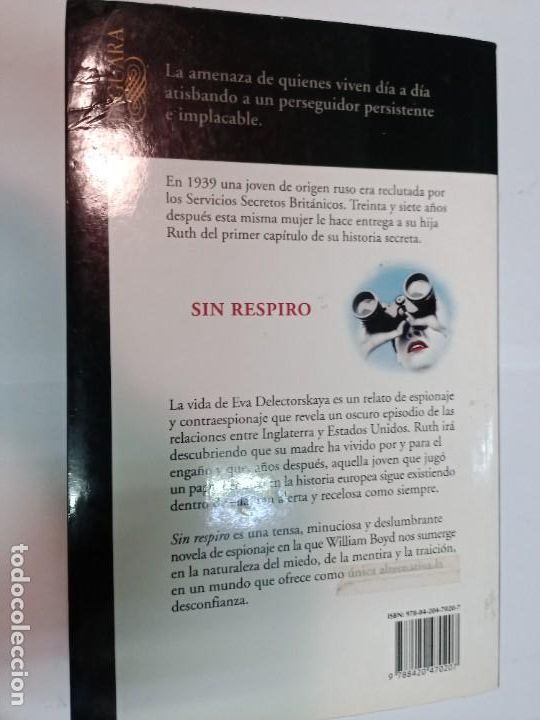 Libros de segunda mano: WILLIAM BOYD Sin respiro SA8951 - Foto 2