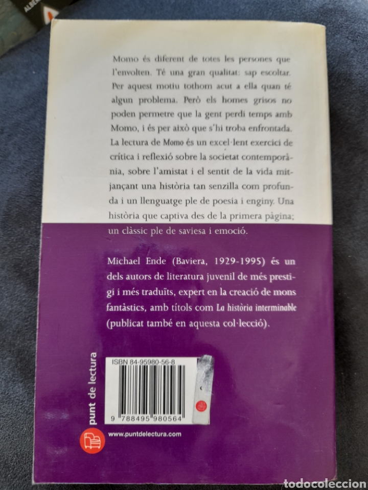 Libros de segunda mano: Momo. Michael Ende. Catal&aacute;n - Foto 2