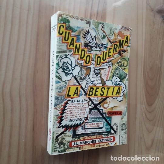 Libri di seconda mano: CUANDO DUERMA LA BESTIA - J. L. Marques Estiguin (DEDICADO POR EL AUTOR)