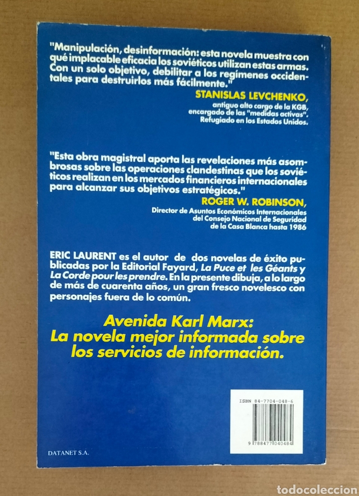 Libros de segunda mano: Avenida Karl Marx. Eric Laurent. Datanet. Libro - Foto 9