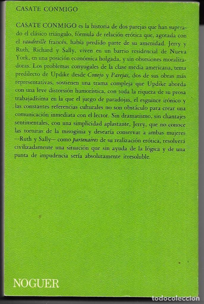 Libros de segunda mano: John Updike . C&aacute;sate conmigo - Foto 2