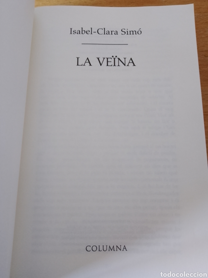 Libros de segunda mano: LA VE&Iuml;NA - ISABEL CLARA SIM&Oacute; - Foto 2