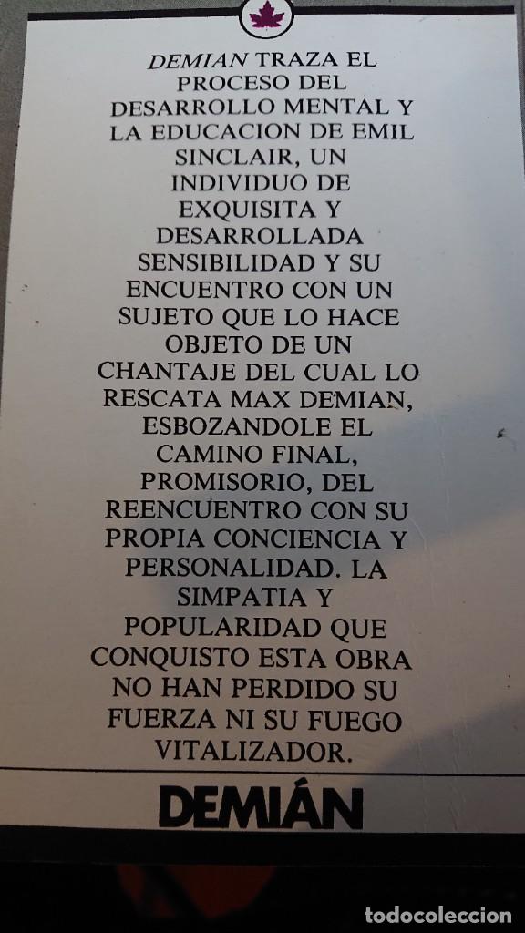 Libros de segunda mano: LIBRO DE DEMIAN DE HERMANN HESSE - Foto 2